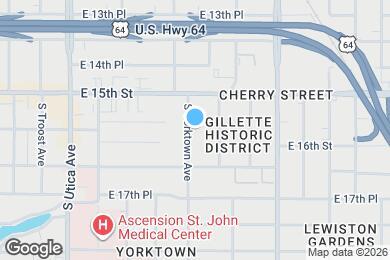 Map image of the property - 1535 S Yorktown Ave
