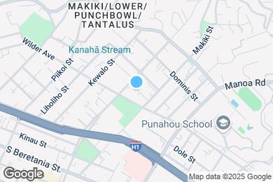 Map image of the property - 1617 Keeaumoku St