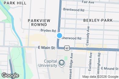 Map image of the property - 528 S Drexel Ave