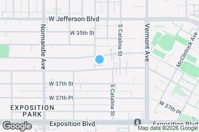 Map image of the property - 1231 W 36th Pl