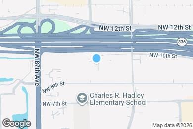 Map image of the property - 8340 NW 10th St