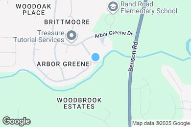 Map image of the property - 1312 Arbor Greene Dr