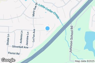 Map image of the property - 9000 Barnoak Dr