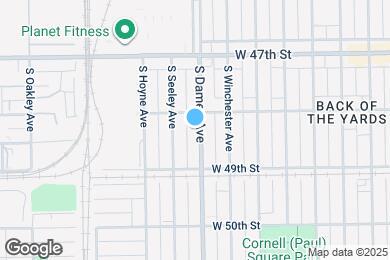 Map image of the property - 4812 S Damen Ave