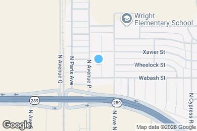 Map image of the property - 2413 N. Ave. O-