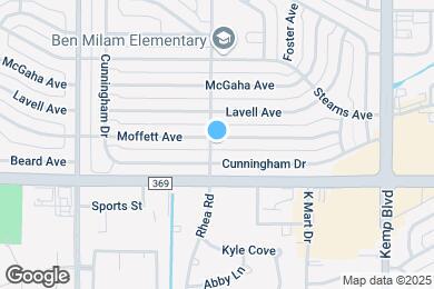 Map image of the property - 2961 Moffett Ave