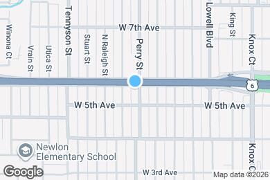 Map image of the property - 535 Perry St