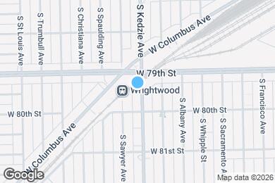 Map image of the property - 7926 S Kedzie Ave