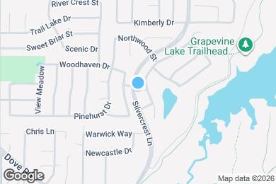 Map image of the property - 2719 Hidden Lake Dr