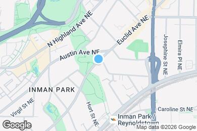 Map image of the property - 1013 Euclid Ave NE