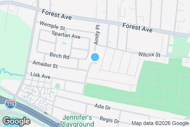 Map image of the property - 123 Amity Pl