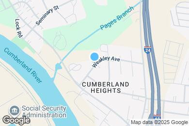Map image of the property - 509 Weakley Ave