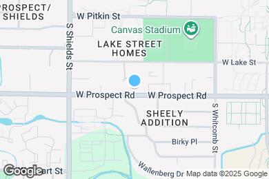 Map image of the property - The Standard at Fort Collins