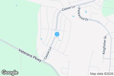 Map image of the property - 2921 Cason Ln