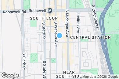 Map image of the property - 1345 S Wabash Ave