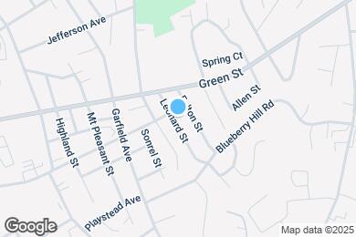 Map image of the property - 26 Leonard St