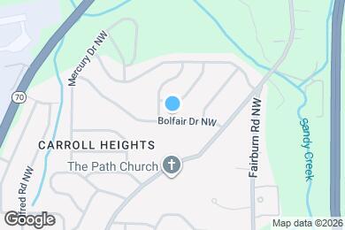 Map image of the property - 3563 Bolfair Dr NW