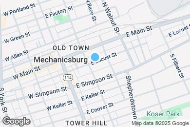 Map image of the property - 110 E Locust St