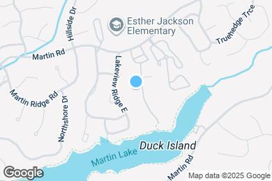 Map image of the property - The Lake House at Martins Landing