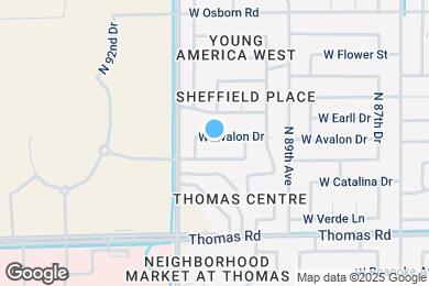Map image of the property - 9029 W Avalon Dr