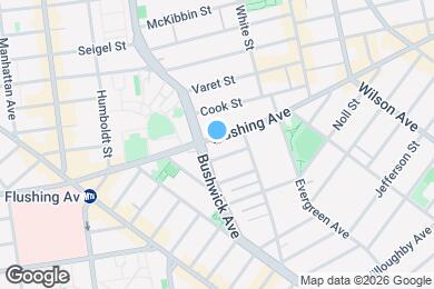 Map image of the property - 3 Bedroom near East Williamsburg with Private Backyard Garden!