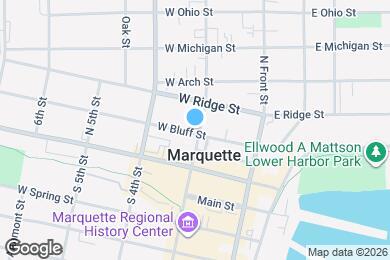 Map image of the property - 208 West Bluff Street