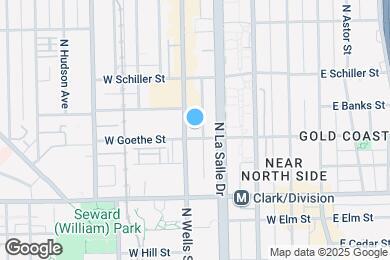 Map image of the property - 1309 N Wells St