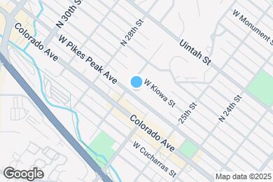 Map image of the property - 2626 W Pikes Peak Ave