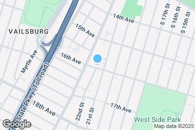 Map image of the property - 353 16th Ave