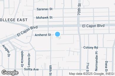 Map image of the property - 6851 Amherst St