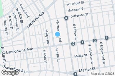 Map image of the property - 820 Wynnewood Rd