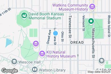 Map image of the property - 1220 Louisiana St