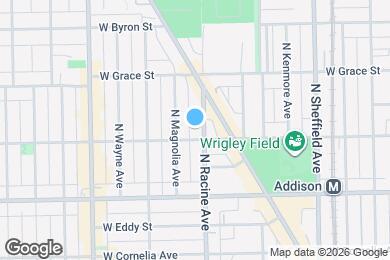 Map image of the property - 1204 W Waveland Ave