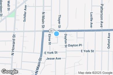 Map image of the property - 590 Thayer St