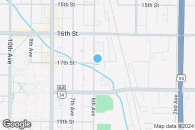 Map image of the property - University Flats