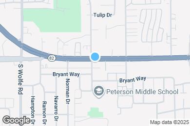 Map image of the property - 1002 E El Camino Real