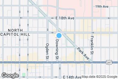 Map image of the property - 1640 N Downing St