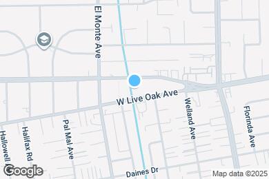 Map image of the property - 135 W Live Oak Ave