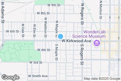 Map image of the property - 722 W Kirkwood Ave