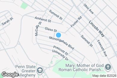 Map image of the property - 1207 Monongahela Blvd