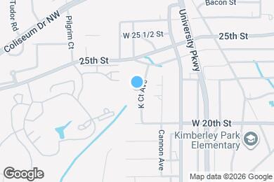 Map image of the property - 2054 K Ct Ave