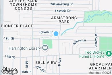 Map image of the property - 1619 19th St