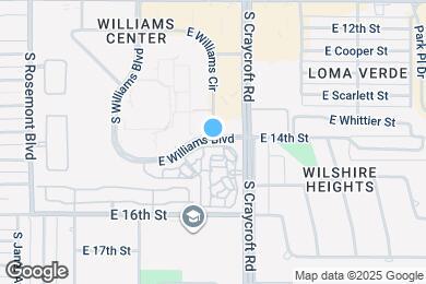 Map image of the property - 5400 E Williams Blvd