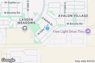 Map image of the property - 6736 W Desert Ln