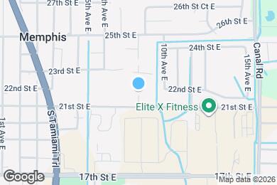 Map image of the property - Oak Leaf Apartments