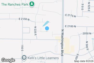 Map image of the property - 3041 E 2050 N