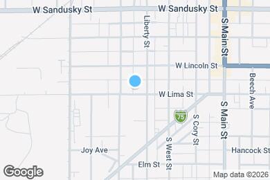 Map image of the property - 418 W Lima St