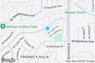 Map image of the property - 4646 S Tabor Way