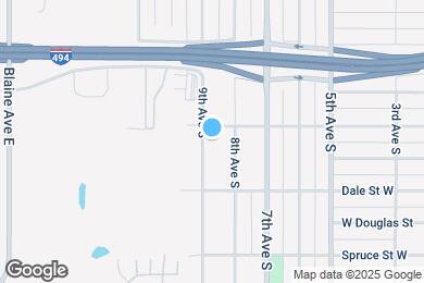 Map image of the property - 1113 9th Ave S