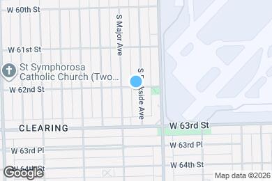 Map image of the property - 6200 S Parkside Ave